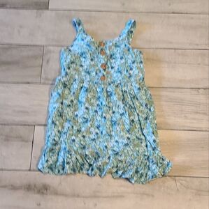 💘Zunie flowered button down dress🧁🍋🌷🎀🦄🪻🍍🍓🦉🐧